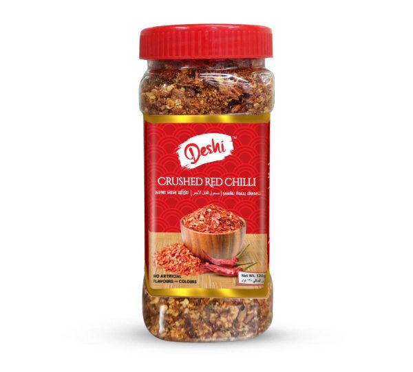 Deshi Crushed Chilli Powder (Jar)